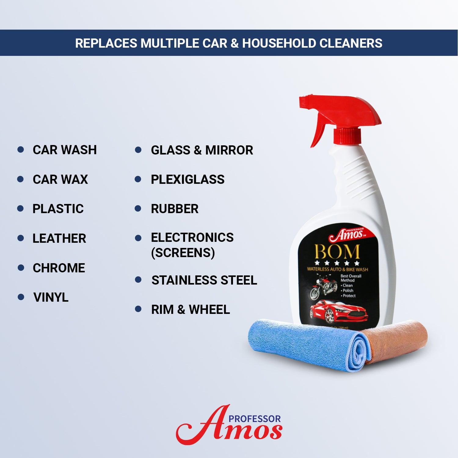 Professor Amos BOM - Clean, Polish, Protect & Enhance Home, Auto, RV, Boat